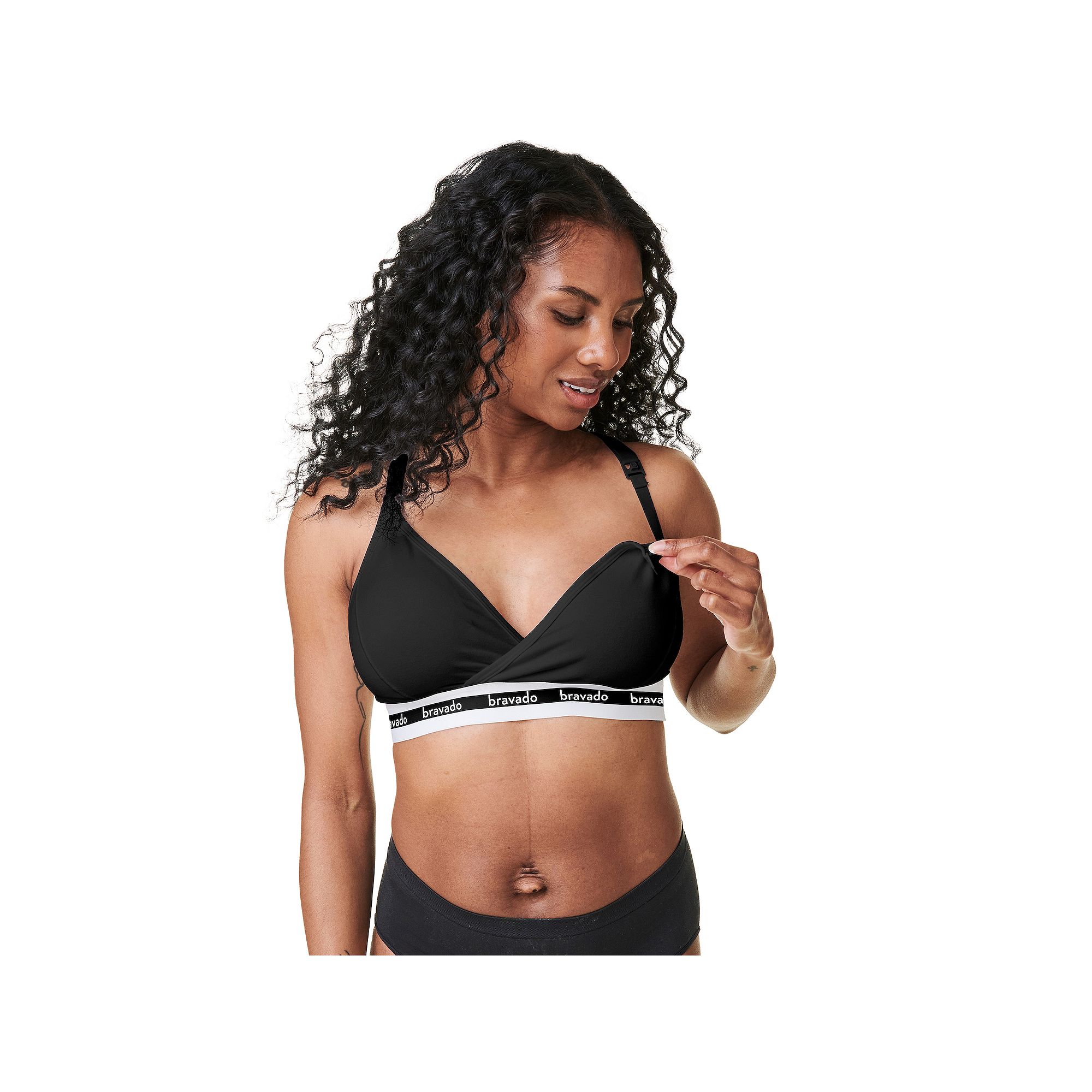 Bravado Designs Original Nursing Bra 1014VBA, Womens, Size: XL, Black