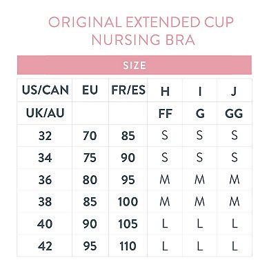 Bravado Designs Original Extended Cup Nursing Bra 1016BA