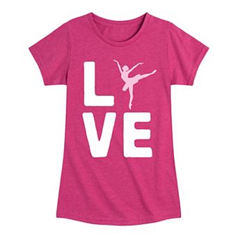 Girls 7-16 Ballerina Love Graphic Tee