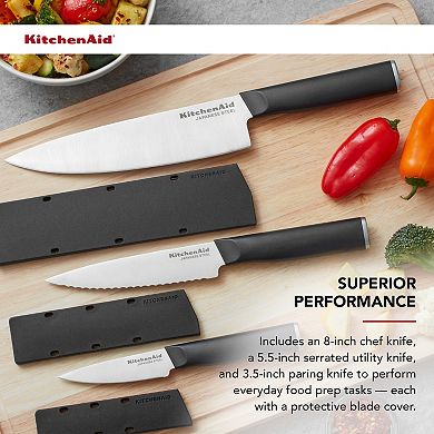 KitchenAid KE3PTHEOHOBA Classic 3-pc. Chef Knife Set
