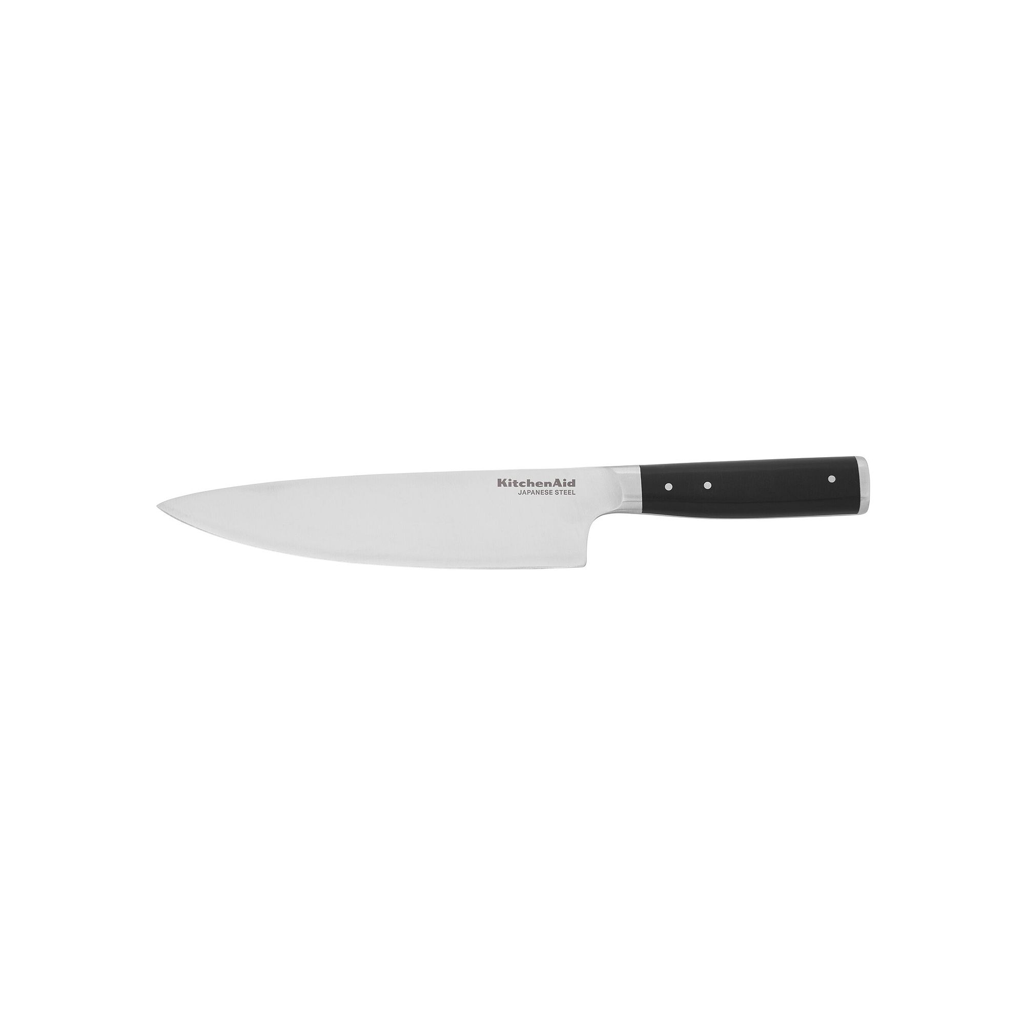 KitchenAid KO8IFSSOHOBA Gourmet 8-in. Forged Chef Knife with Sheath, Black