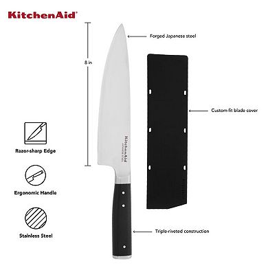 KitchenAid KO8IFSSOHOBA Gourmet Forged Chef Knife
