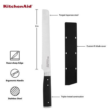KitchenAid KO8IRSSOHOBA Gourmet Forged Bread Knife