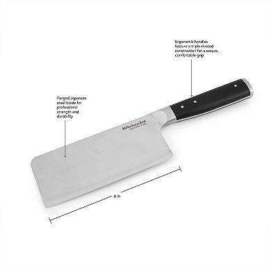 KitchenAid KO6IVSSOHOBA Gourmet Forged Cleaver Knife