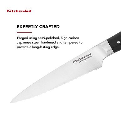 KitchenAid KO55LSSOHOBA Gourmet Forged Serrated Utility Knife