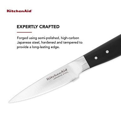 KitchenAid KO35DSSOHOBA Gourmet Forged Serrated Paring Knife