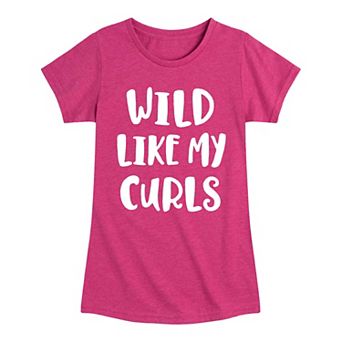 Girls 7-16 Wild Curls Graphic Tee
