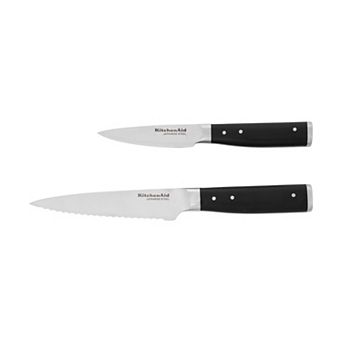 KitchenAid KO2PTHSOHOBA Gourmet 2 pc Triple-Rivet Utility & Paring Knife Set with Sheaths