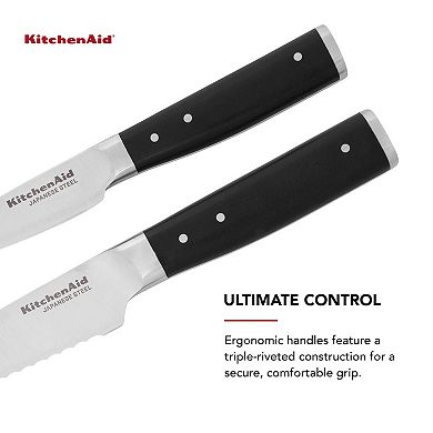 KitchenAid KO2PTHSOHOBA Gourmet 2-pc. Triple-Rivet Utility & Paring Knife Set