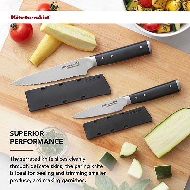KitchenAid KO2PTHSOHOBA Gourmet 2-pc. Triple-Rivet Utility & Paring Knife Set