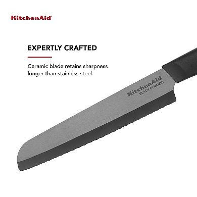 KitchenAid KEC6IRSEOHOBA Classic Ceramic Bread Knife