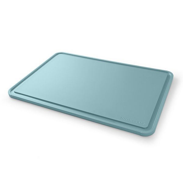 KitchenAid Classic Nonslip Plastic Cutting Board - Blue (12"X18")