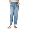 Juniors' Unionbay Side-Smocked Ankle Pants