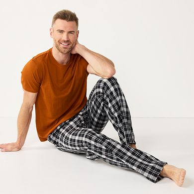 Men's Sonoma Goods For Life® Brushed Poplin Print Pajama Pants