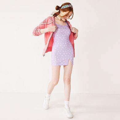 Juniors' SO® Square Neck Bodycon Mini Dress