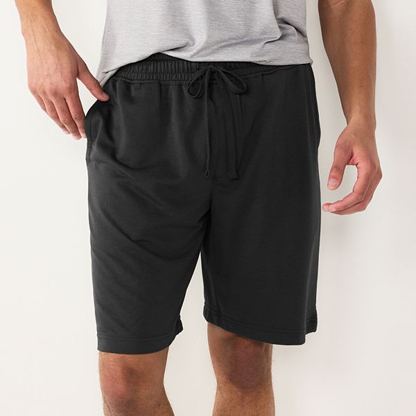 Kohls mens black on sale shorts