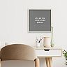 Sonoma Goods For Life® 12" x 12" Letterboard Gray Slates with White Frame