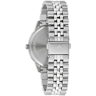 Bulova Men's Classic Stainless Steel Diamond Accent Watch - 96D151