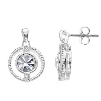 City Luxe Cubic Zirconia Simulated Birthstone Drop Earrings