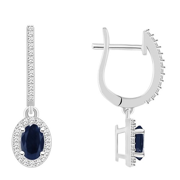 Kohl's blue clearance sapphire earrings