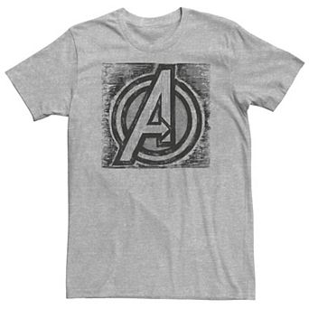 Big & Tall Marvel Avengers Logo Sketch Tee