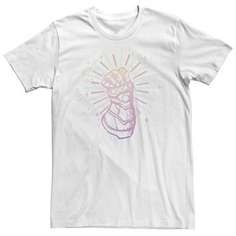 Big & Tall Marvel Avengers Infinity Gauntlet Pastel Sketch Tee