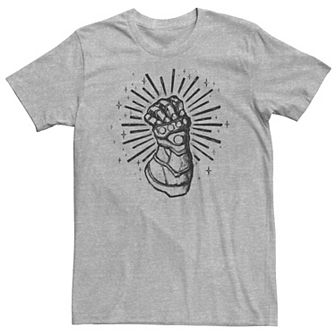 Big & Tall Marvel Avengers Infinity Gauntlet Sketch Tee