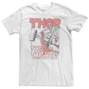Big & Tall Marvel Thor The Mighty Comic Poster Tee