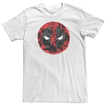 Big & Tall Marvel Deadpool Comic Logo Fill Tee