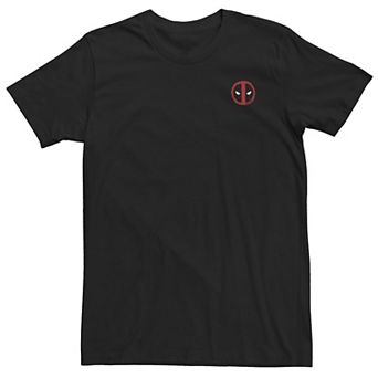 Big & Tall Marvel Deadpool Simple Painted Logo Tee