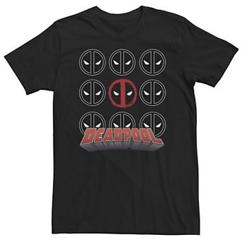 Big & Tall Marvel Deadpool Logo Stack Tee