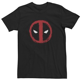 Big & Tall Marvel Deadpool Simple Painted Logo Tee