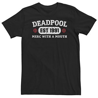 Big & Tall Deadpool "Merc With A Mouth EST. 1991" Tee