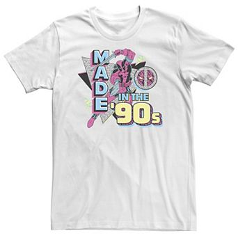 Big & Tall Deadpool Mad In The '90's Retro Portrait Tee