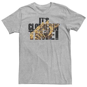 Big & Tall Marvel Fantastic Four It's Clobberin' Time Text Fill Tee