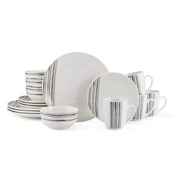 Studio Nova Brushed Lines 16 pc Dinnerware Set