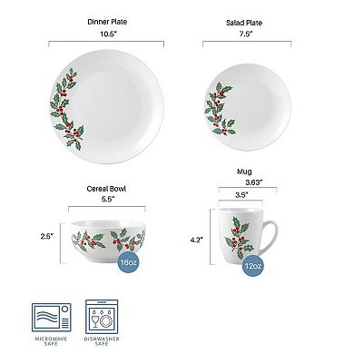 Studio Nova Holiday Cheer 16-pc. Dinnerware Set