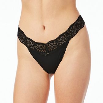 Juniors' SO® Daisy Lace Thong Panty SO83-010