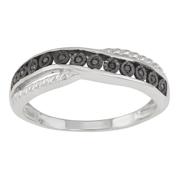 Kohls black diamond deals ring