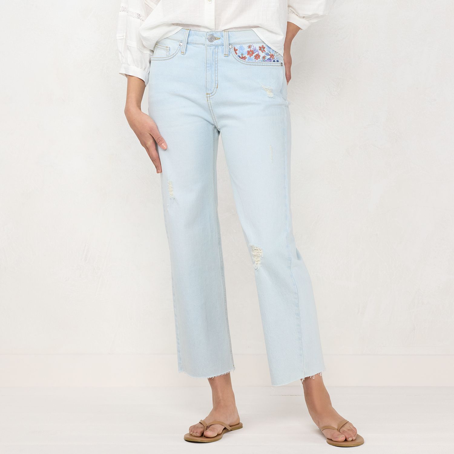 kohls cropped jeans