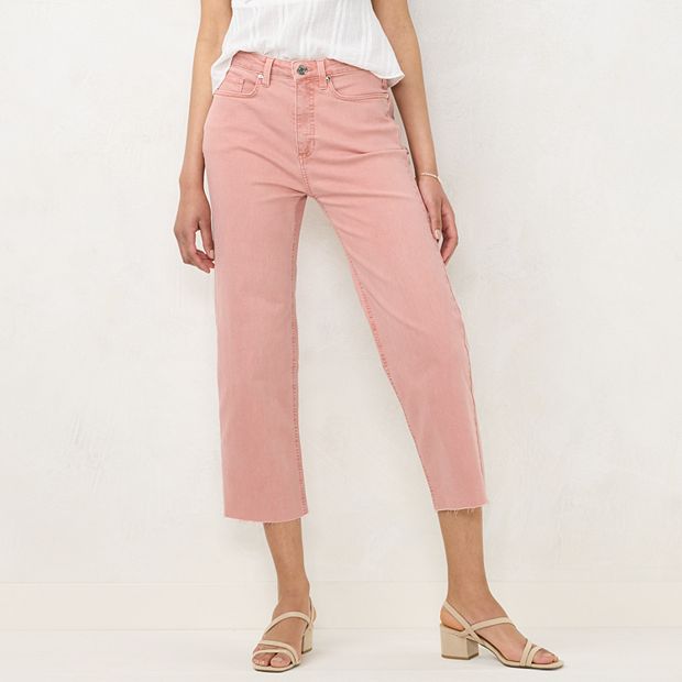 Women's LC Lauren Conrad Super High-Rise Crop Jeans,Size 10, 14, Light  Wash, NWT