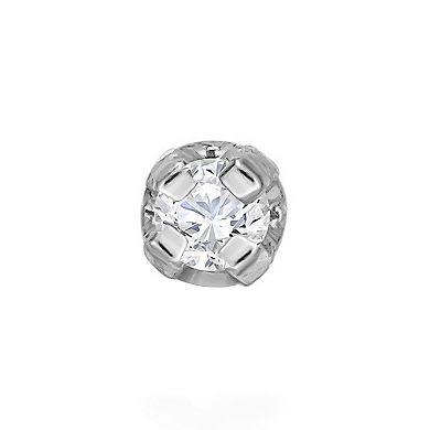 Lila Moon 14k Gold 1.3 mm Diamond Accent Nose Stud