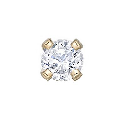 Lila Moon 14k Gold 2.7 mm Diamond Accent Nose Stud