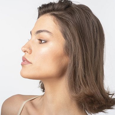 Lila Moon 14k Gold Diamond Accent L-Shape Nose Stud