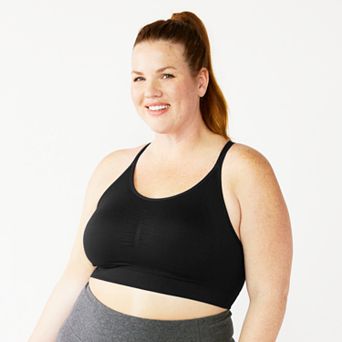 Plus Size Tek Gear® Seamless Low-Impact Adjustable Sports Bra