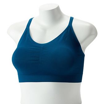 Plus Size Tek Gear® Seamless Low-Impact Adjustable Sports Bra