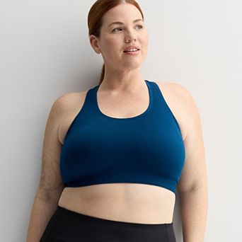 Plus Size Tek Gear® Seamless Low-Impact Adjustable Sports Bra