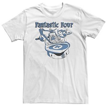 Big & Tall Marvel Fantastic Four Group Shot Fantasticar Tee