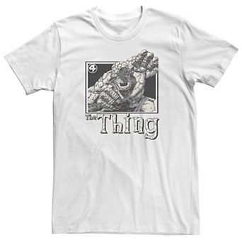 Big & Tall Marvel Fantastic Four The Thing Simple Portrait Tee