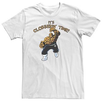 Big & Tall Marvel Fantastic Four The Thing Clobberin' Time Action Shot Tee